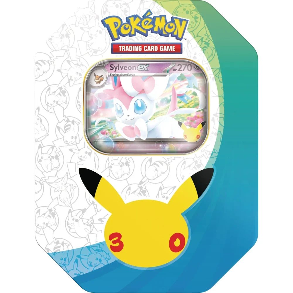 Pokemon TCG: 30th Celebration Sylveon ex Tin (PRE-ORDER)