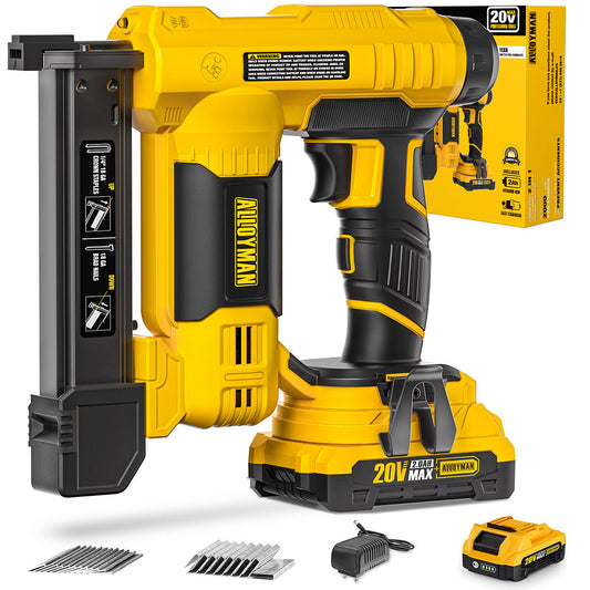 18-Gauge 2-in-1 Cordless Brad Nailer & Stapler Kit