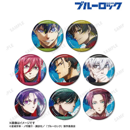 Blue Lock Anime Merch - Trading grunge CANVAS Tin Badge