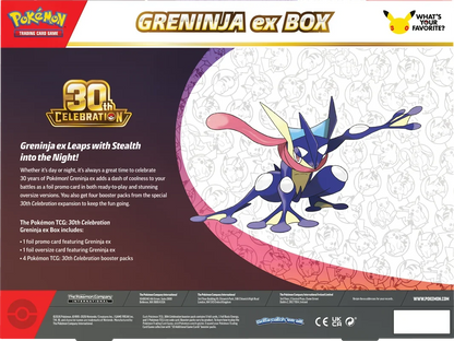 Pokemon TCG: 30th Celebration Greninja ex Box (PRE-ORDER)