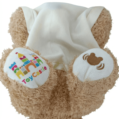 PeekPlush Peek-A-Boo Teddy Bear Toy With Motion & Sound For Kids